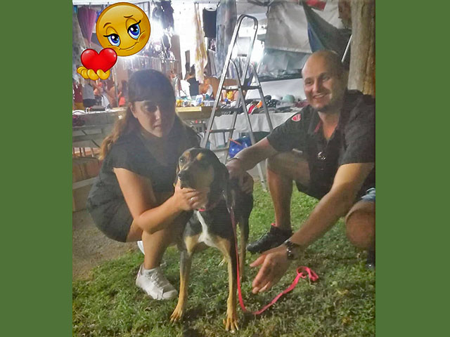 Natan con la sua nuova famiglia